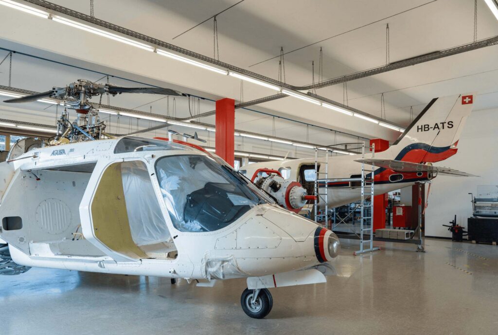 Aviotrace Swiss hangar